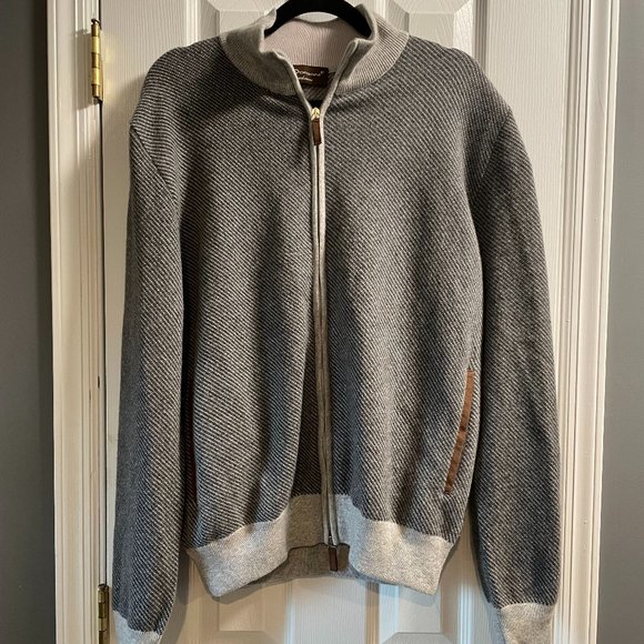 Doriani Cashmere Zip Up - Picture 1 of 2